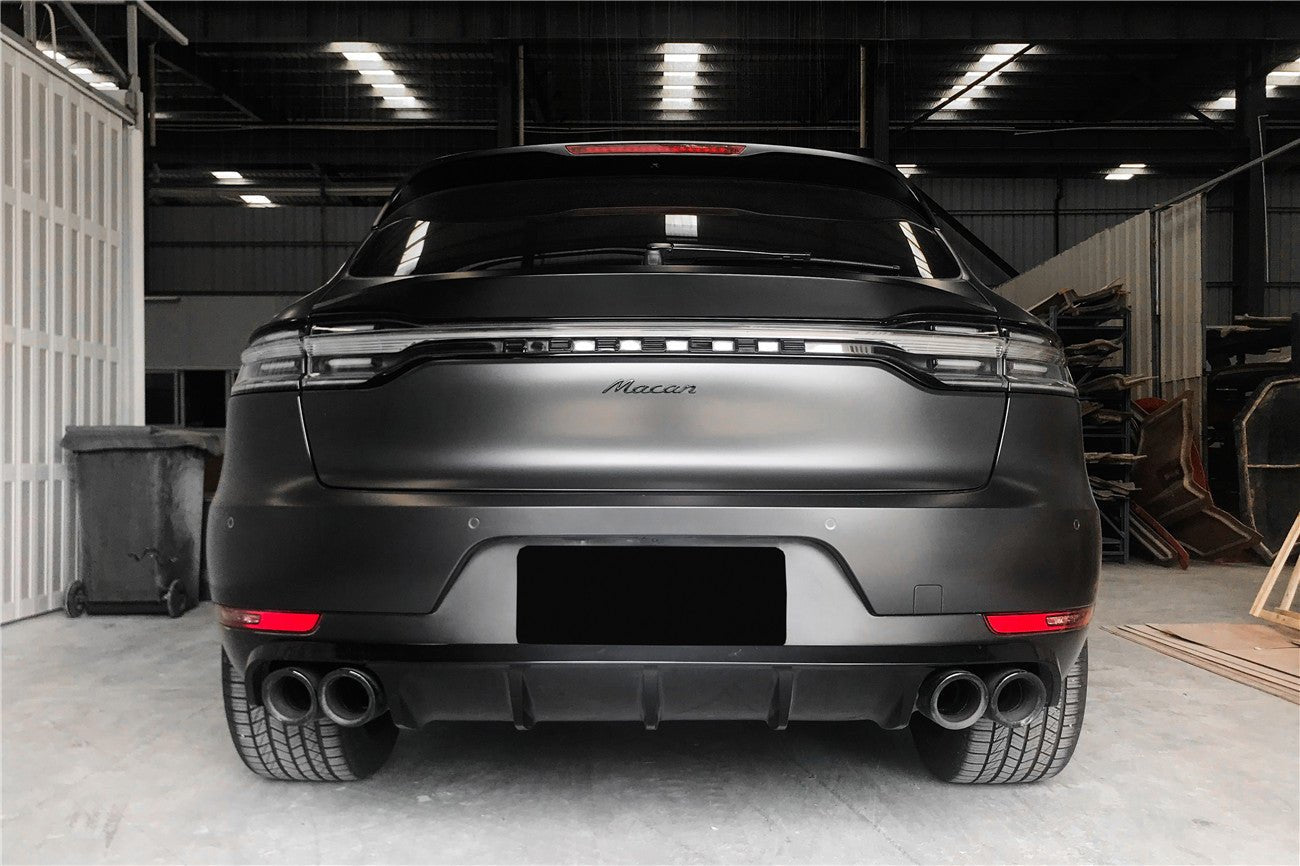 2018 - 2021 Porsche Macan/S TA Style Carbon Fiber Rear Lip